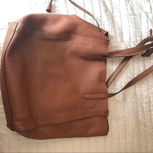 Jcrew leather tote